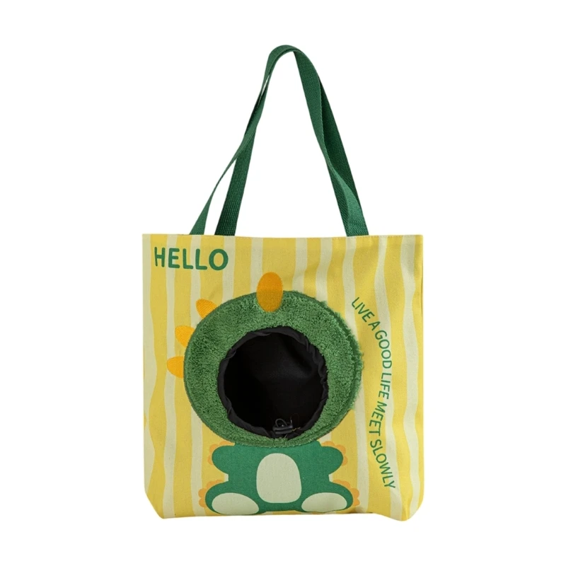 12PD Light weight Breathable Canvas Pet Carriers Cartoon Pattern for Outdoor Use