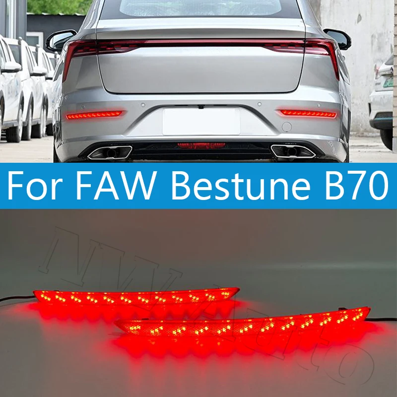 

1 Pair Upgrade Rear Fog Light Fog Lamp Rear Foglight For FAW Bestune B70 Modifying LED Rear Bumper Light