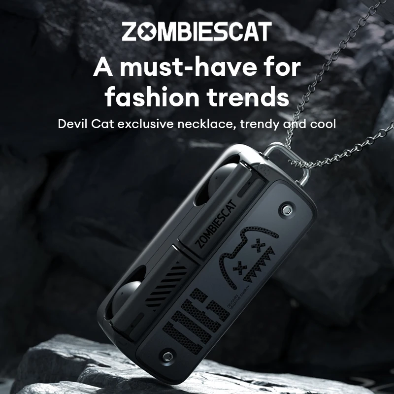 ZOMBIESCAT QCWS-B8 Bluetooth 5.4 Earbuds TWS Wireless Bluetooth Earphones ENC Active Noise Cancellation Headphones