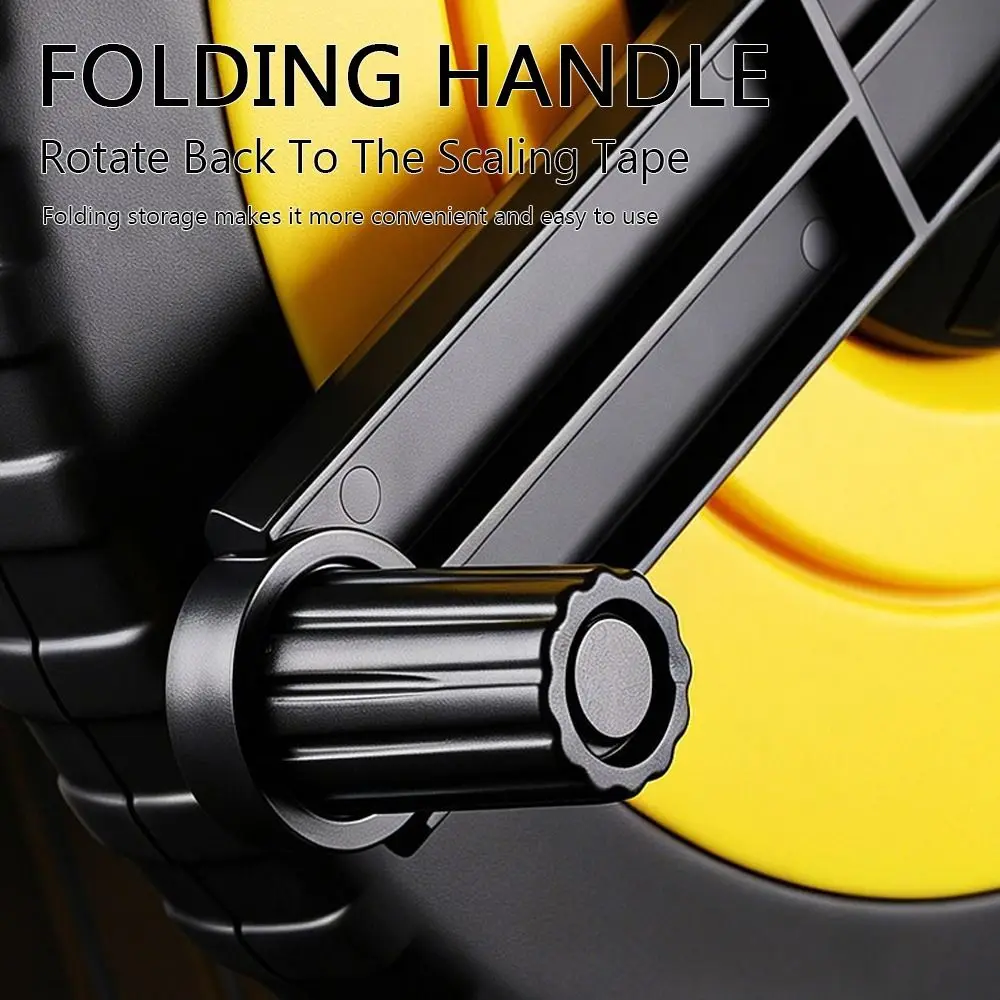 20m 30m 50m Tape Measure Anti-reverse Labor Saving Fiberglass Tape Quick Rewind High Precision Long Distance Tape