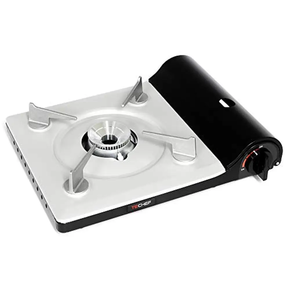 Portable Butane Gas Stove Burner with High Power 2800 kcal/hr Made in Korea Slim Design Auto Ignition Magnetic Locking System