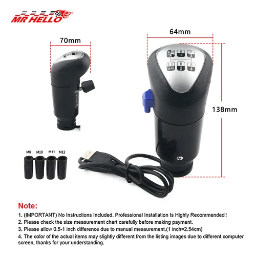 Imagen 2 del producto Perilla de palanca de cambios USB para PC, para juegos ATS yETS2, Compatible con Logitech G29 G27 G25 G920 Euro, simulador de camión