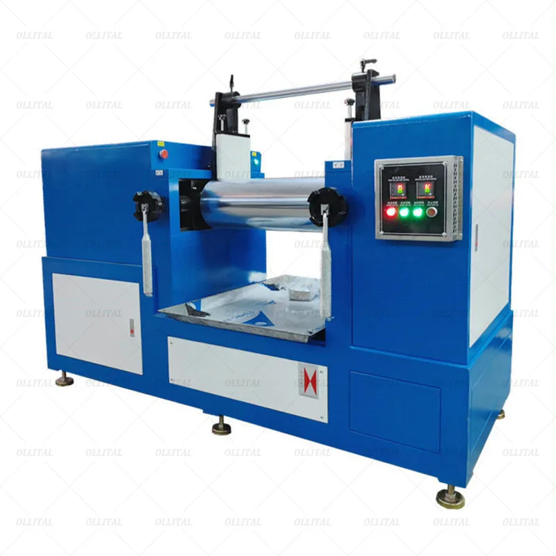 Natural Rubber Two Rollers Mixing Mill Machine for Lab Tests Suppliers Open Mixer 16 Inches Open Mixing Mill