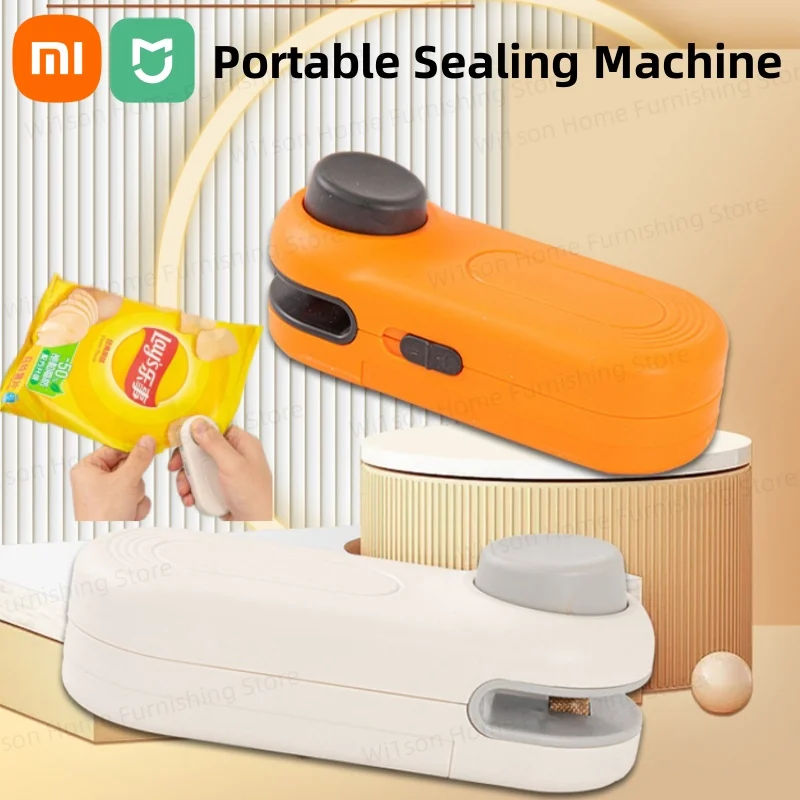 Xiaomi Snack Sluitmachine Mini Huishoudelijke Sluitmachine Verpakking Plastic Zakken Voedsel Behoud Vacuüm Sluitmachine