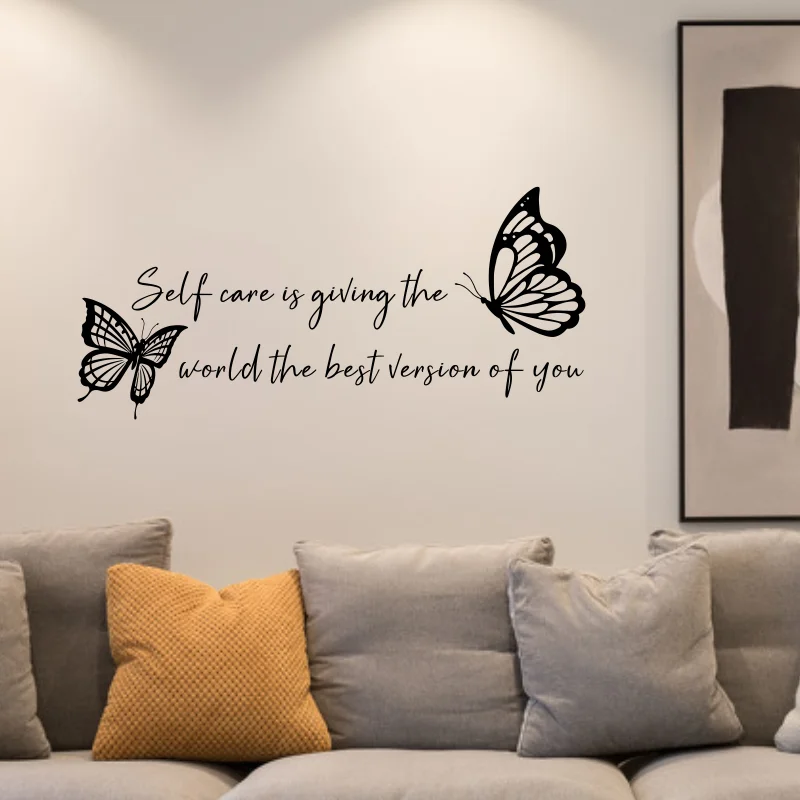 

self care Beauty Wall Decals Quotes Vinyl Sticker SPA Beauty Salon Spa Art Wall Sticker Salon Decor 295