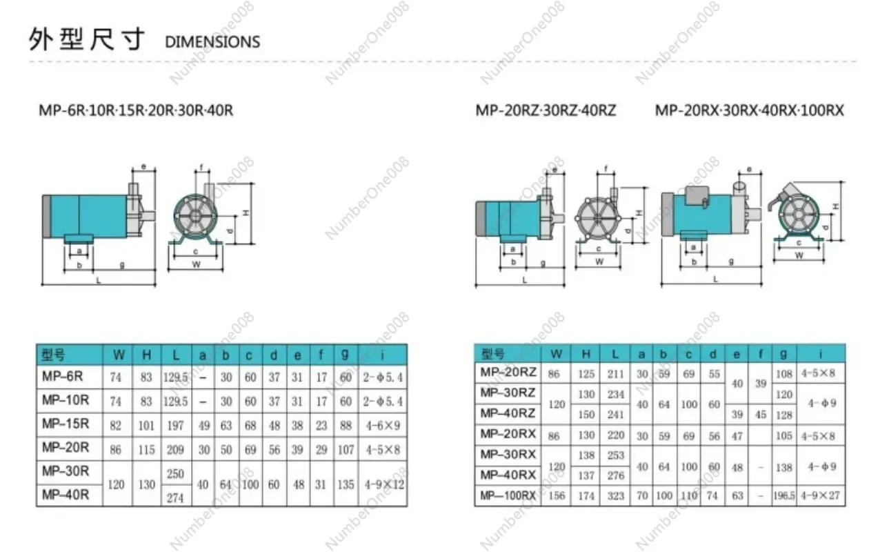 110V 220V 6W 11L/min Micro Agricultural Magnetic Driven Circulating Pump Resistant To Weak Acids and Bases for Experiment