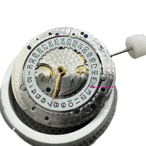 3235 automatic mechanical movement blue balance wheel SUB DJ watch movement VR3235 clean factory for...