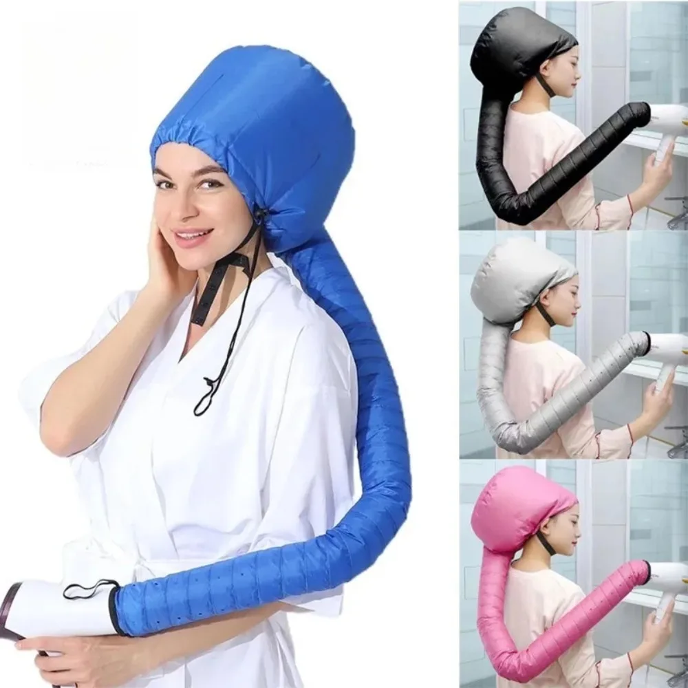 Secador de Cabelo com Capuz - Secador de Cabelo Rápido para Cabelos Naturais, Condicionamento Profundo, Portátil e Leve para Viagens