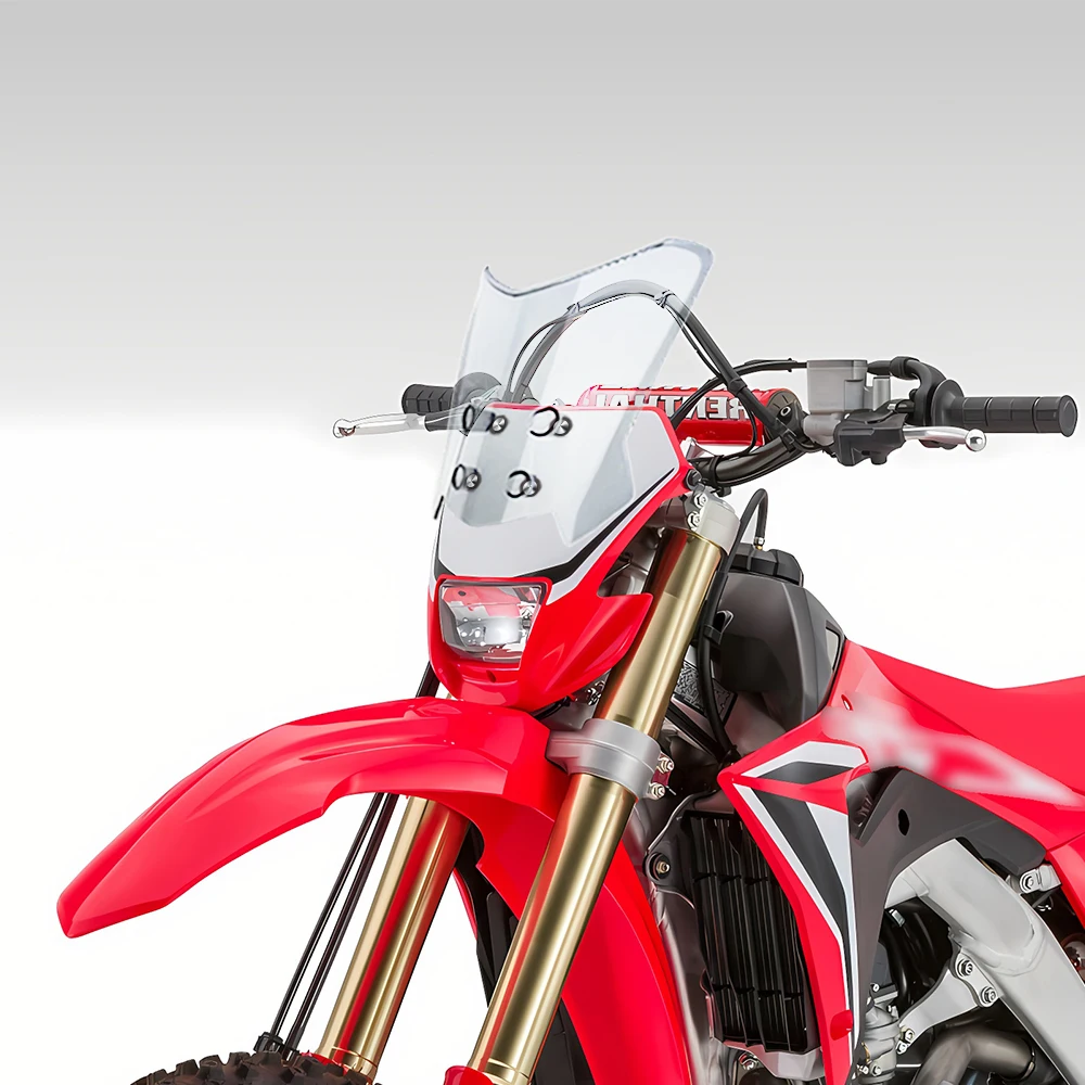 For Honda CRF450X CRF250X CRF 450X 250X motorcycle adventure windshield extension style Windscreen Wind Deflector Screen