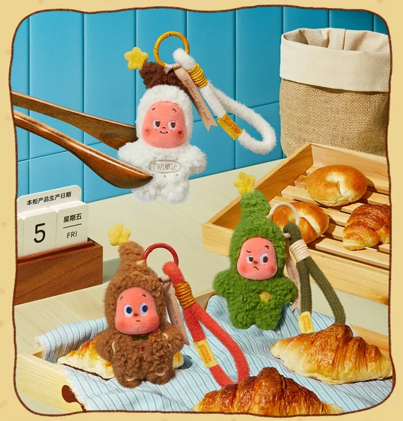 POPMART натуральная серия Star People Delicious Moments, свежее запеченное печенье, глухие коробки, сюрприз, рождественские подарки на складе