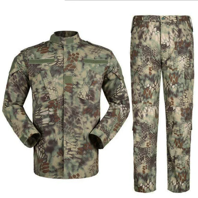 Multicam FG atacs Tactical Uniform Shirt Pants Combat Camouflage Uniform Men\'s Clothing Suit Airsoft CS Training Hunting Gear