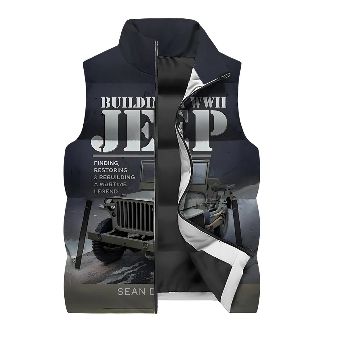 

2026 New Spring-Autumn Cross-border Foreign Trade Jacket - 3D Printed Tourist Off-road Jeep Pattern Casual Fashionable Multi-pur