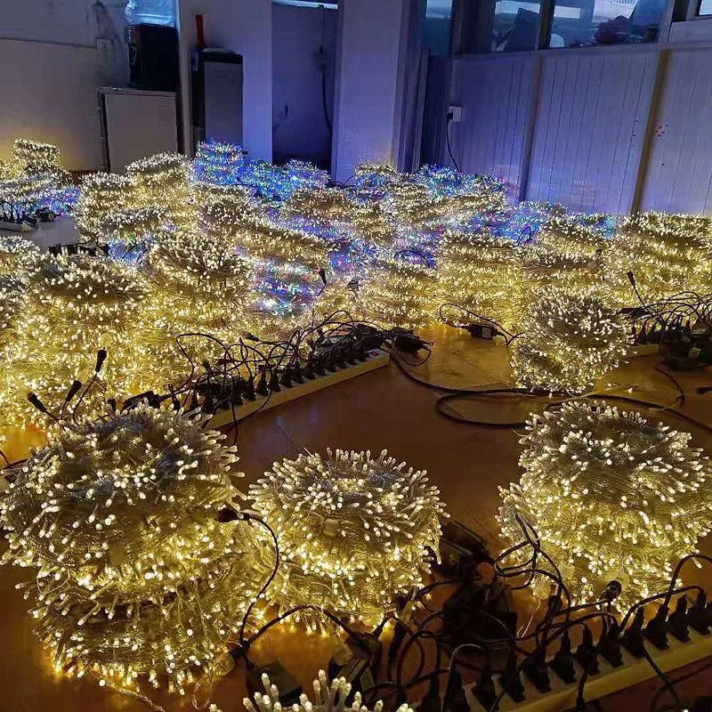 20 50M LED String Light Street Outdoor Garland Decor Waterproof Fairy String Lights DIY Wedding Christmas New Year Decorations