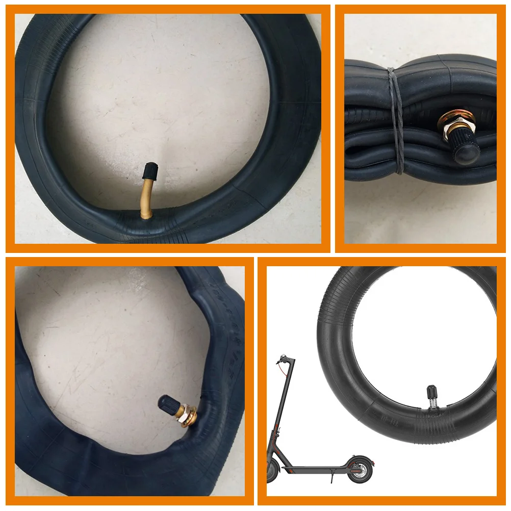 

2Pcs Electric Scooter Inner Tube Rubber Shockproof Shock-Absorption Replacement Wear-Resistant Professional Scooter Tire Tube