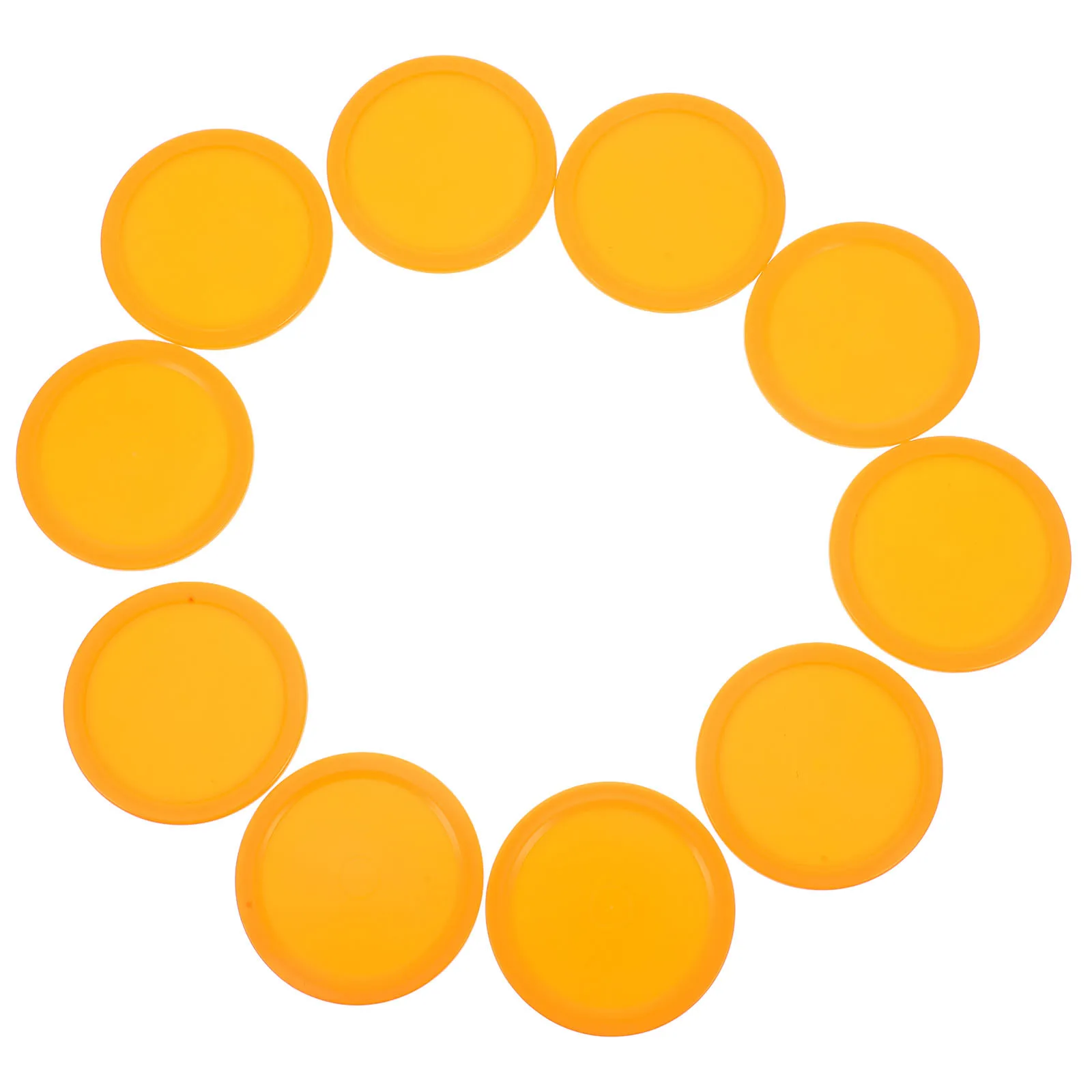 10 قطعة كرات الصولجان هوكي الجليد استبدال دائم مشرق منضدية لعبة الملحقات داخلي اللعب الهوكي كرات الصولجان البلاستيكية الجدول عفريت #3