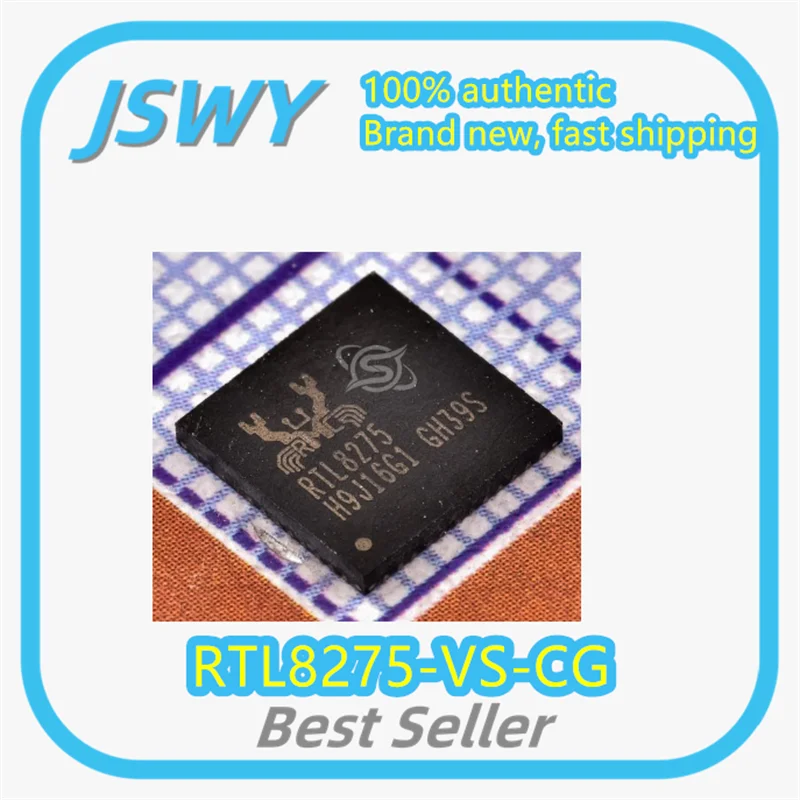 

(3/30 pcs) RTL8275-VS-CG RTL8275 QFN-48 Highly Integrated Ethernet Physical Layer Chip Genuine Stock Electronics