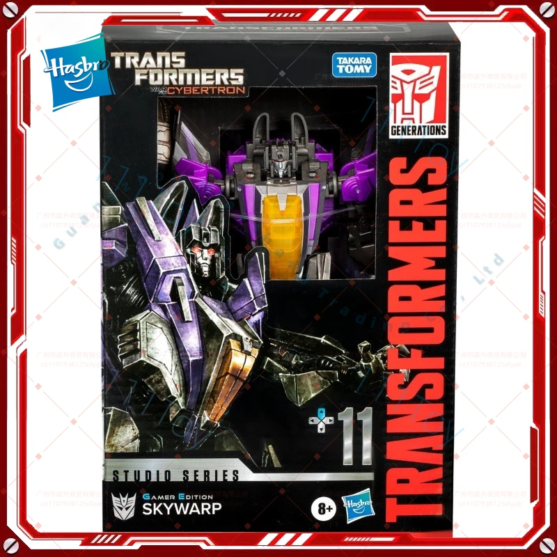 

In Stock Hasbro Transformers Classic Toys Gamer Edition WFC GE-11 Skywarp Action Figure Robot Toy Collectibles Gifts Hobbies