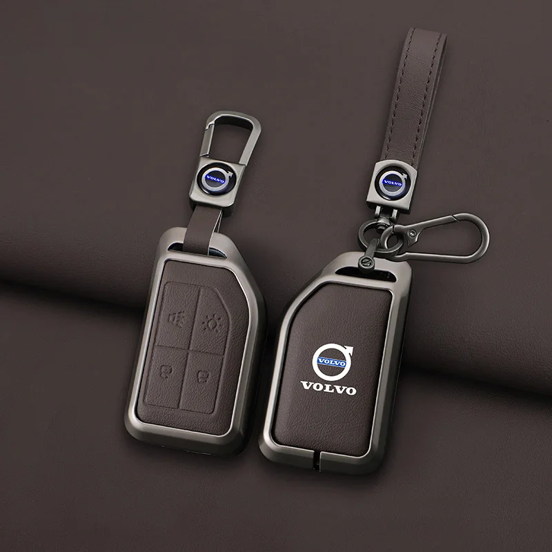 Zine Alloy Car Key Case Shell Cover Holder For Volvo FH16 RC FM EVRO 6 fh CARGO 555 FM Heavy Truck Key Full Protection Accessory