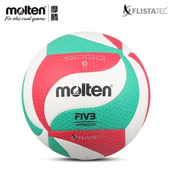 Voleibol Molten V5M5000 de competición profesional, fila dura resistente al desgaste, No. 5 PU, entrenamiento en interiores y exteriores