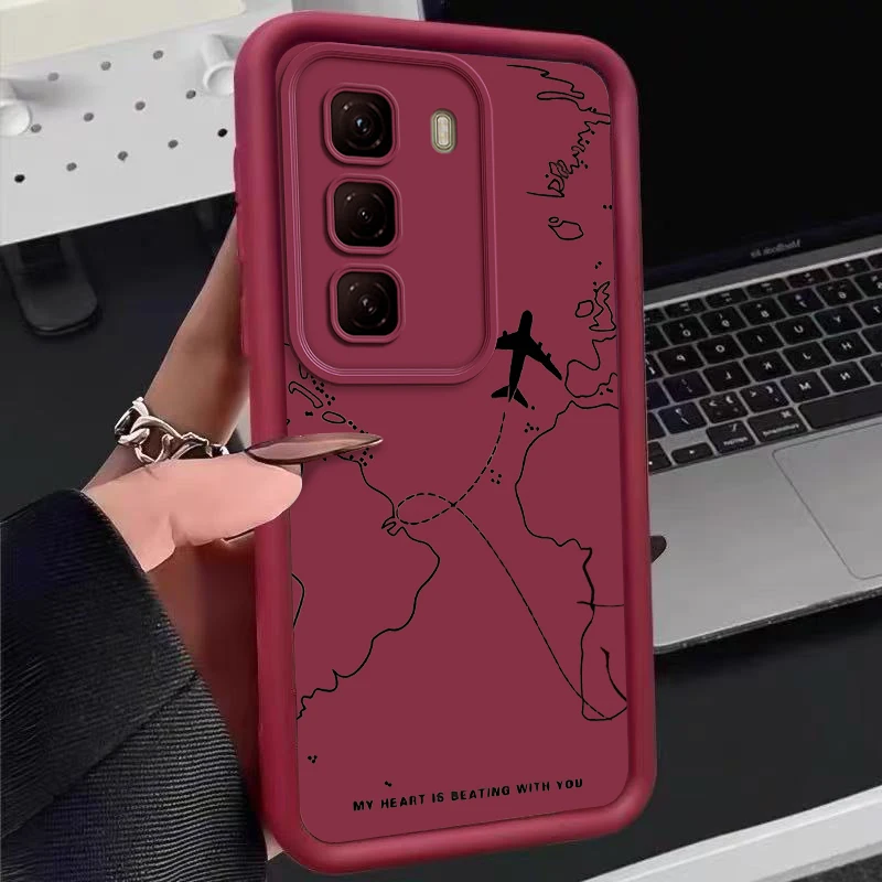 Hot 50 Tiny plane New Sky Eye Handyhülle für Infinix Hot 50 40 30 30Play 10 40Pro 20 12i 20S 30i 9 ITEL S23 A18S A70 P55 Cover