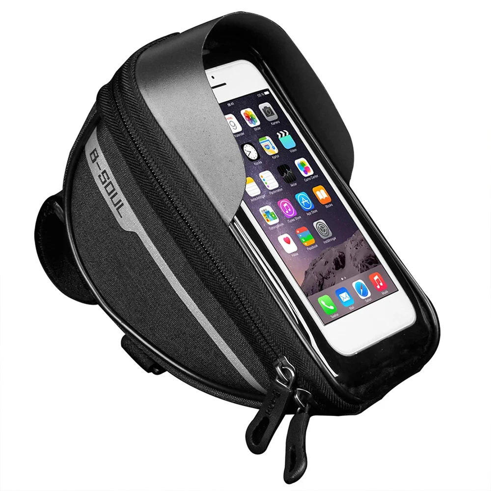 AliExpress Bicycle Bag 1L Frame Front Top Tube Bike Bag Handlebar Mtb Touch Screen Cycling Bag Phone Holder Bicycle Accessories