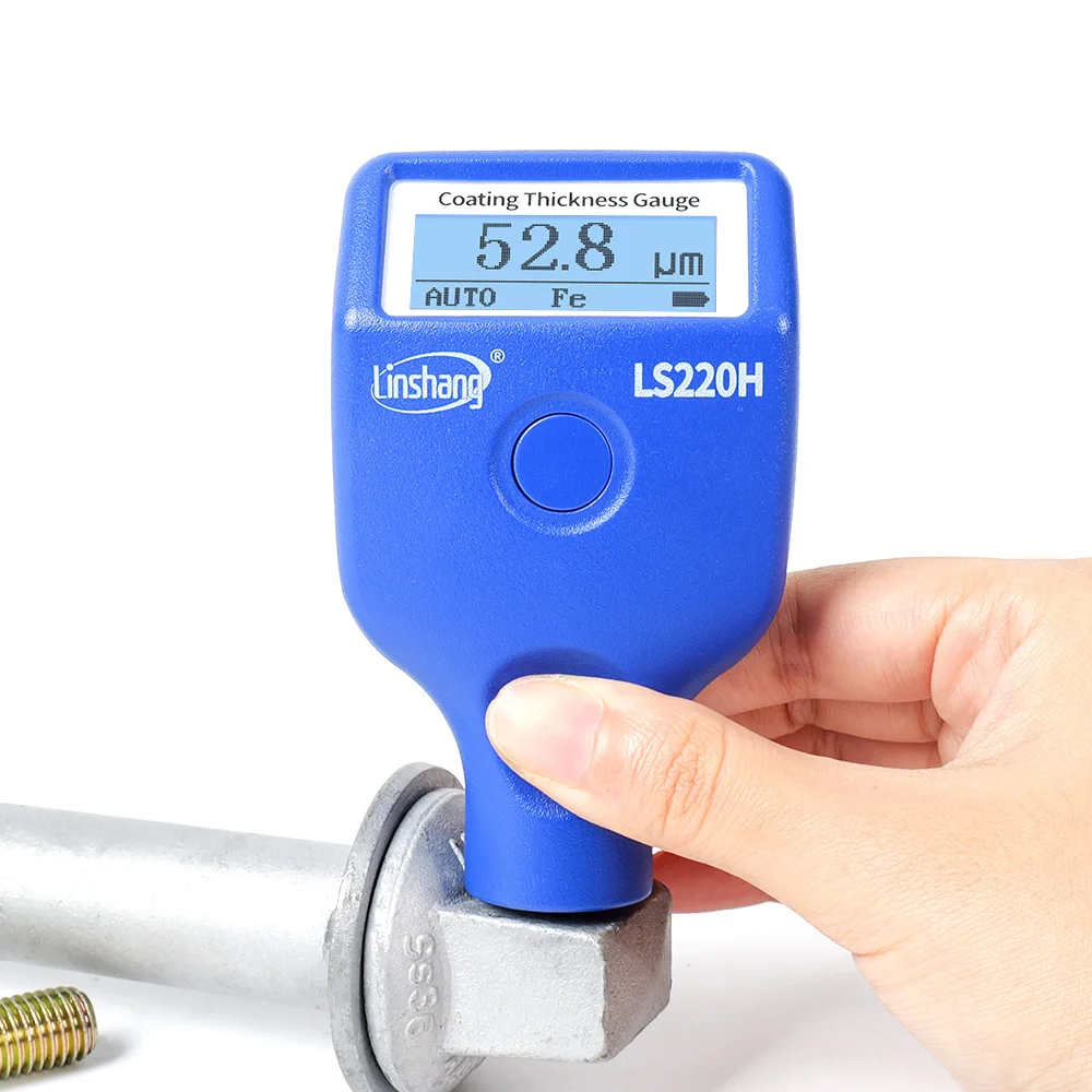 On Sale LS220H Fe NFe Handheld Coating Thickness Gauges Industrial Dry Film Coating Thickness Gauge