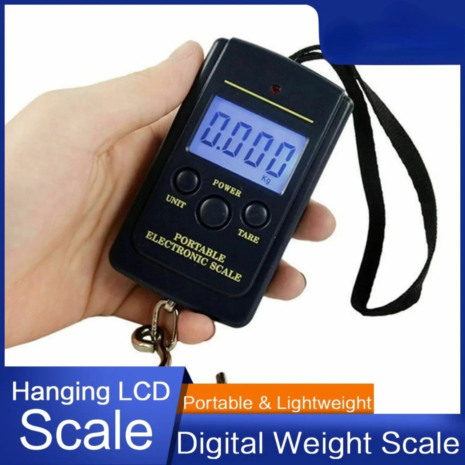 Mini Digital Scale 40kg Travel Weighing Fishing Tool