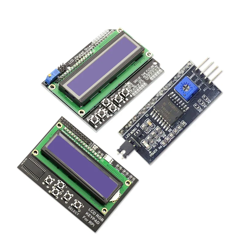 1PCS LCD1602 Module Blue Screen Yellow Green Screen With Backlight LCD Display 3.3V 5V LCD IIC/I2C Interface For Arduino