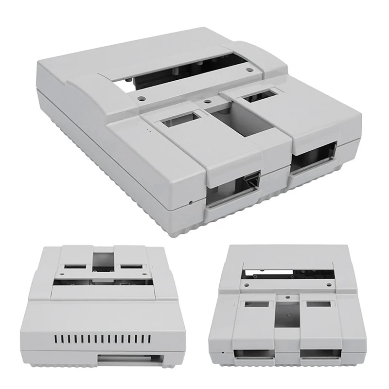 abzz-custodia-di-ricambio-trasparente-per-console-di-gioco-retro-snes-sfc-versione-usa-custodia-traslucida-bianca