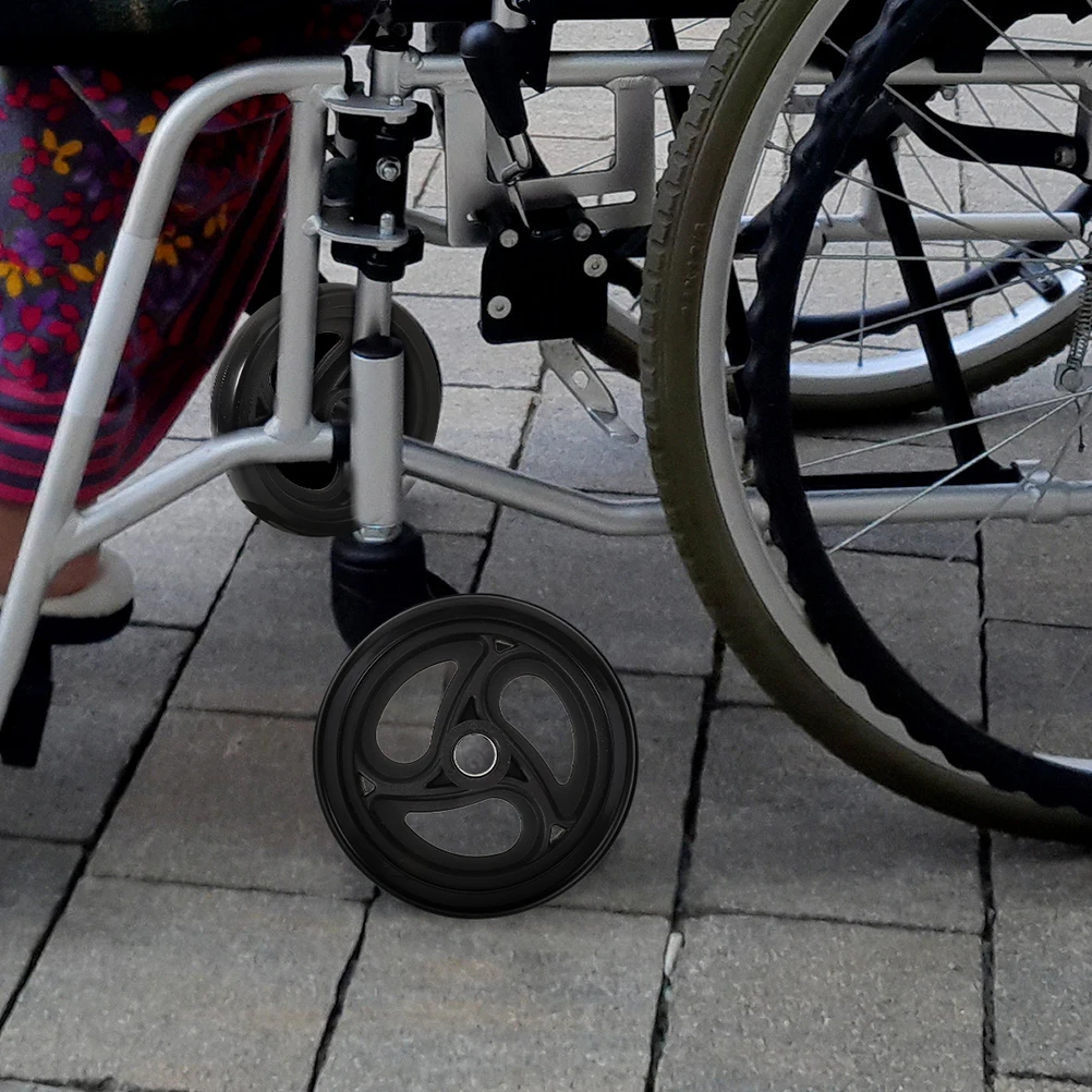 

2 шт., сменные колеса тележки для покупок, прочные пластиковые ролики, универсальное вращение на 360 градусов, подходит для тележки для белья