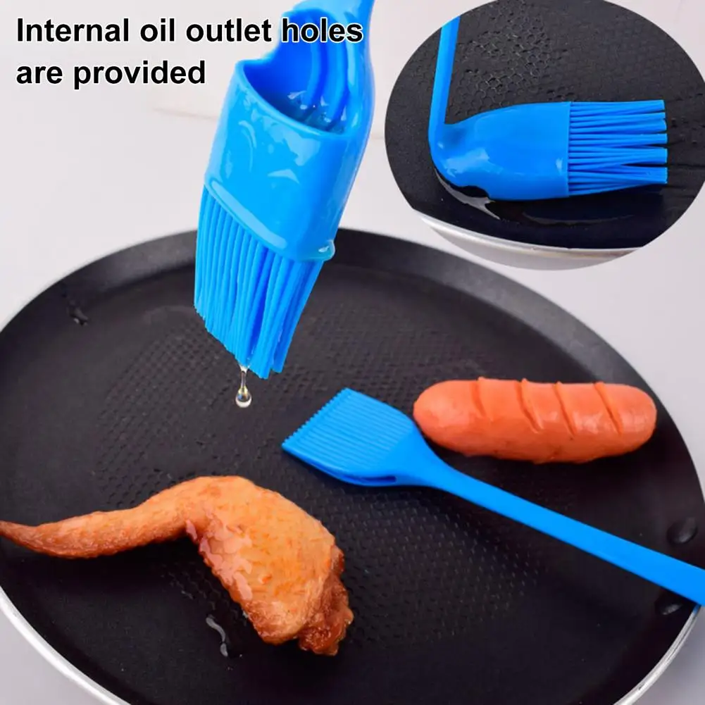 

2025 Силиконовая масляная щетка Термостойкая масляная щетка Набор из 6 силиконовых кистей для натирания для приготовления пищи, выпечки, соуса, ароматизатора