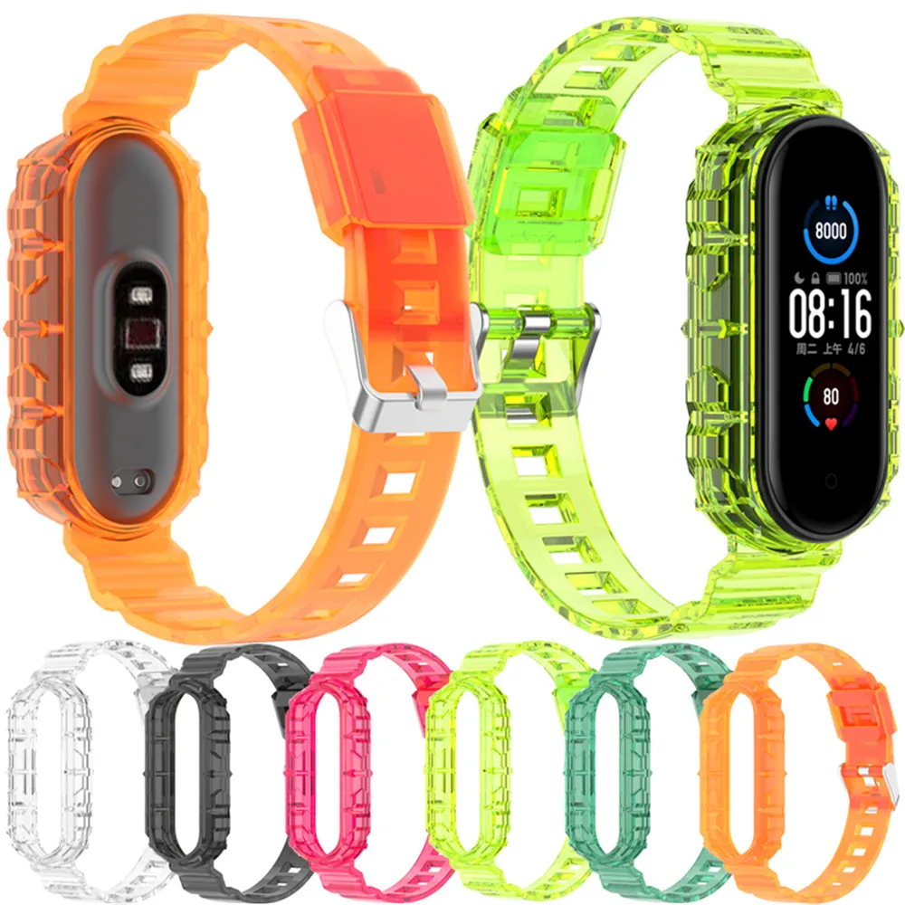 

Ремешок для смарт-часов Redmi Band 3 4, модный браслет с чехлом для Xiaomi Band4, аксессуары для наручных часов