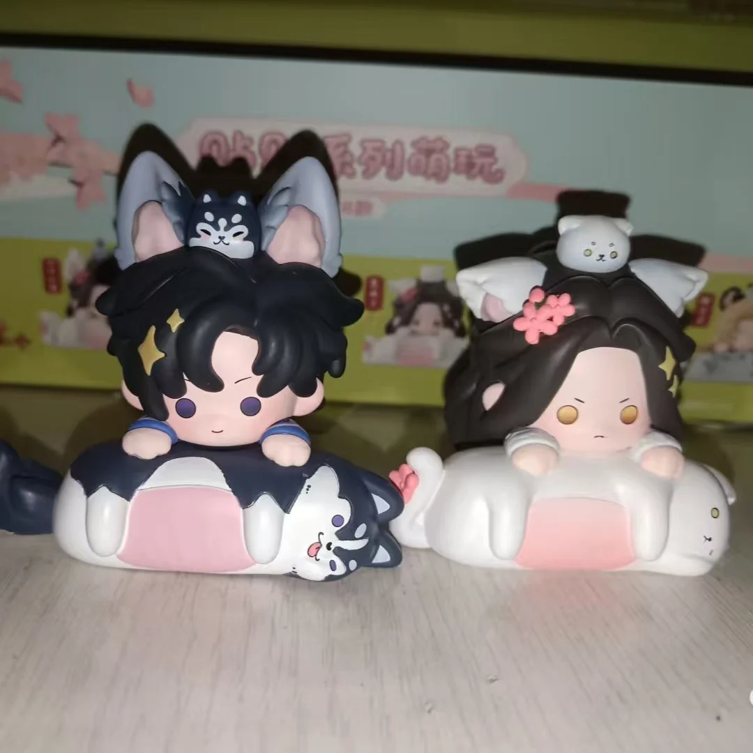 

Acg Goods Хаски и его белый кот Шизун ‌ Серия наклеек милая загадочная коробка, подарки на день рождения, Рождество для детей, игрушки