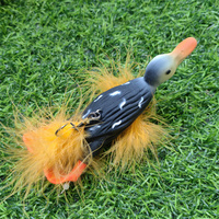 3D 29G DUCK Topwater Fishing Lure Floating Artificial Bait Plopping and Splashing Feet Hard Fishing Tackle Geer