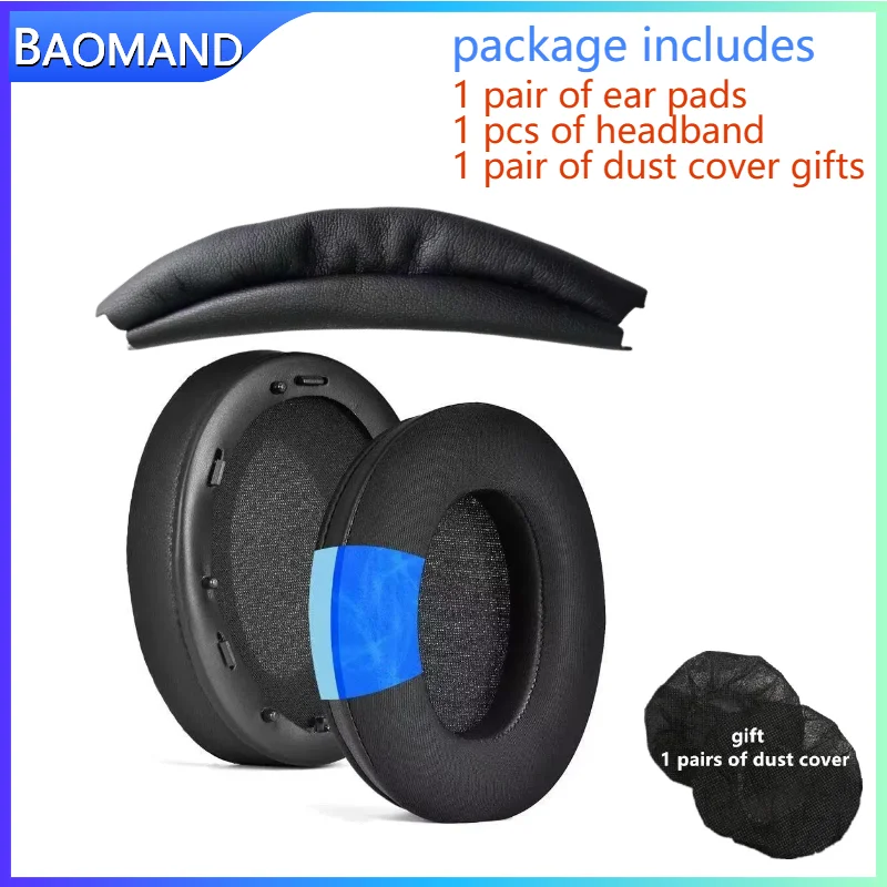 1 مجموعة استبدال بطانة للأذن وسادات الأذن عقال لسوني WH-1000XM3 سماعة أقل من البروتين سماعة الأذن غطاء سماعة الأكمام ، 11.8 #3