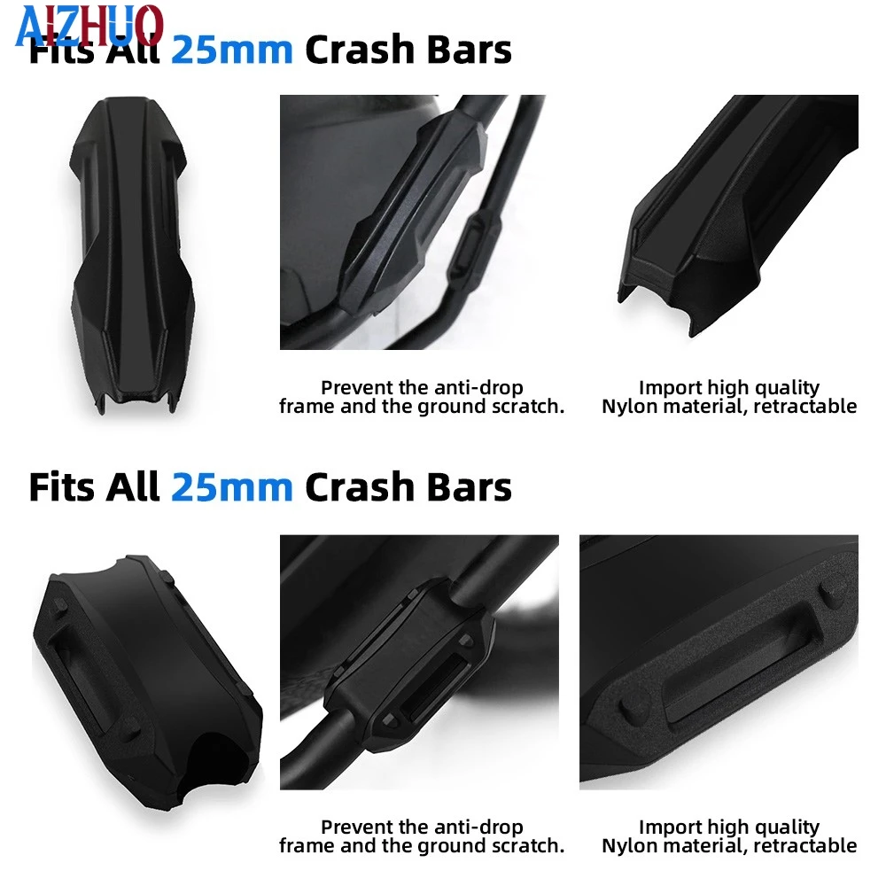 

Motorcycle Bumper Engine Guard Protector Block 25mm Crash Bar Decorative For Honda X-ADV XADV 750 X ADV 350 2018-2024 2025 2026