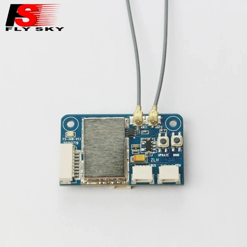 

【FS-X6B】FLYSKY Receiver with i-bus Output, Up to 18 Channels, Voltage Telemetry, Lightweight
