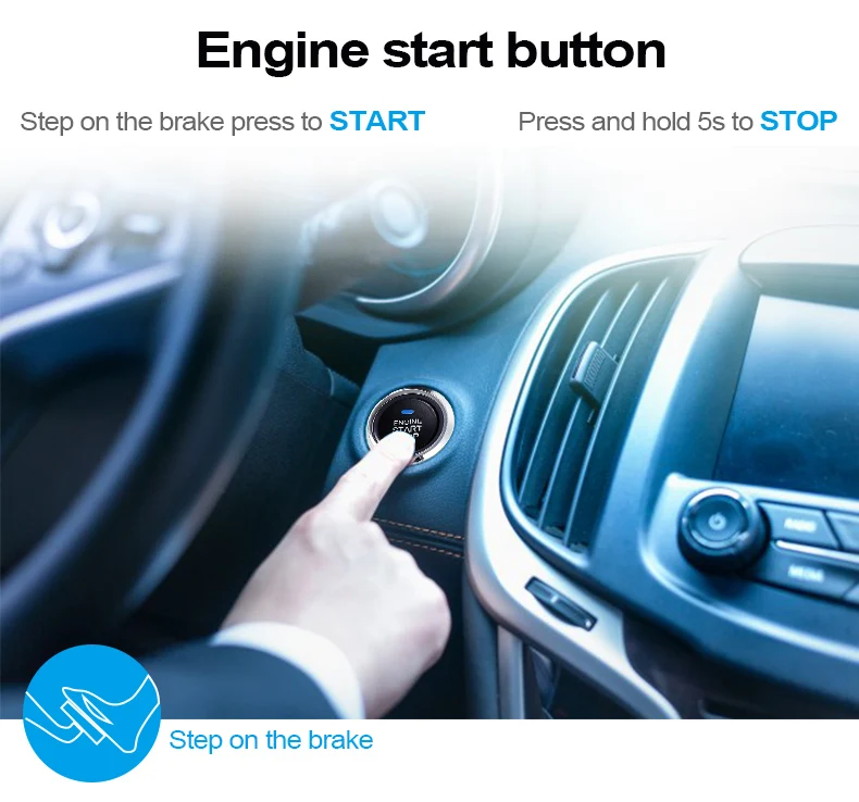 Accessori per l'allarme dell'auto per il sistema di avviamento a distanza del motorino di avviamento Toyota Corolla modello Tucson