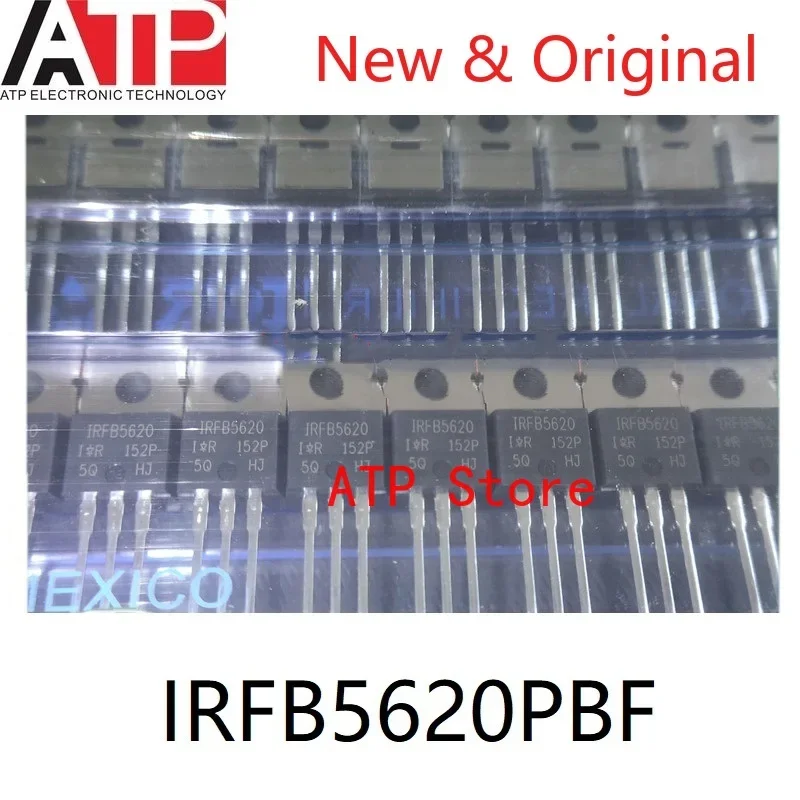 Transistor de efecto de campo de tubo MOS a-100%, Original, importado, IRFB5620, IRFB5620PBF, 25A, 220 V, 10 Uds./lote, 200 nuevo