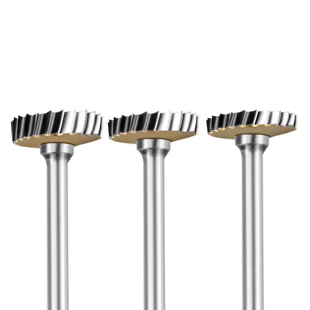 T Type Rotary File Metal Cutter Bit For Stone Carving Engraving 12mm Head Diameter Tungsten Steel Good Compatibility