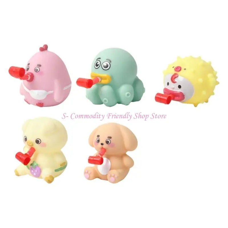85AE Lovely Squeeze Toy Prank Animal Maltose Cartoon Toy for Men Women Cartoon Globefish Maltose Toy