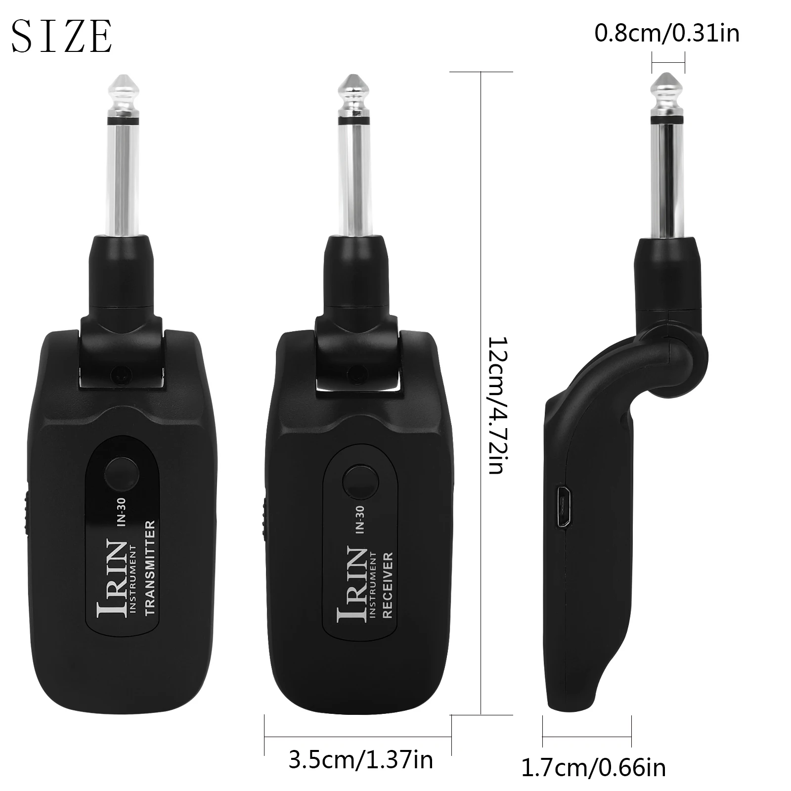 IRIN IN‑30 Wireless Guitar Tra - Audio Music Instrumental recension och pris