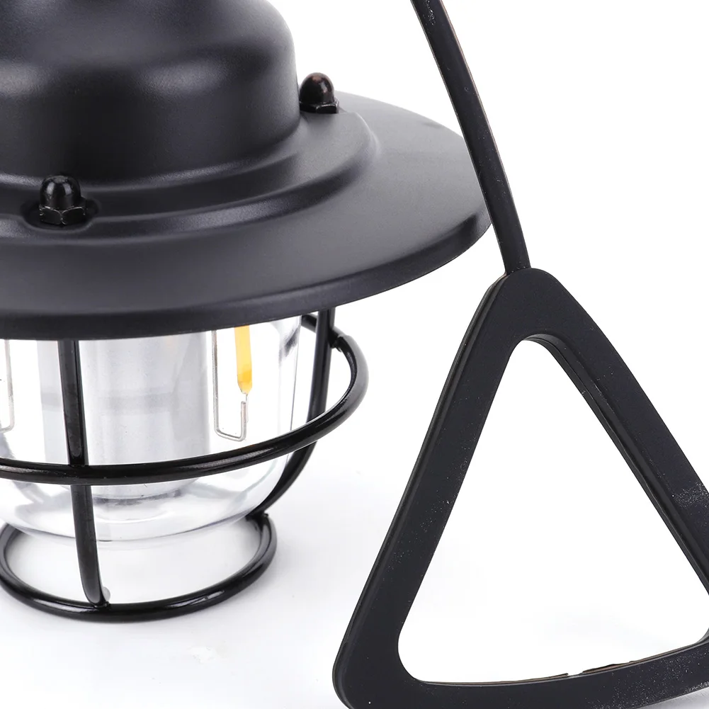 Camping Light 1200mAh Mini Metal Chandelier 2700K/6500K Retro Atmosphere Chandelier Stepless Dimming Type C Charging for Fishing