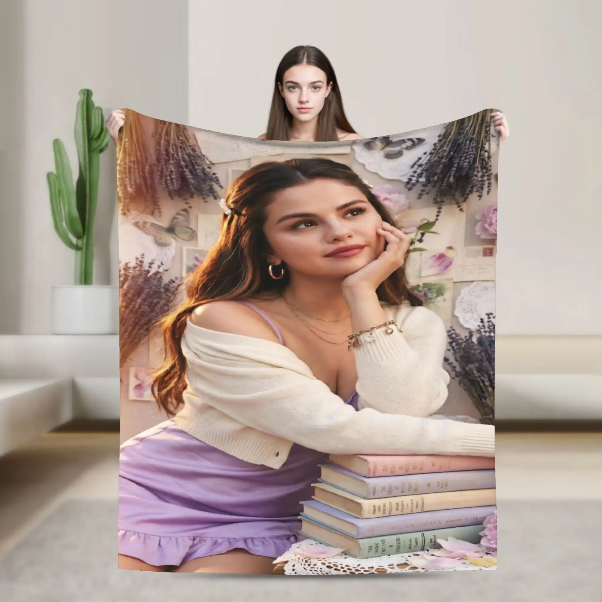Selenas Gomezs I Said I Love You First Blankets Fleece  Cozy Super Soft Throw Blanket for Bed Plush Thin Quilt