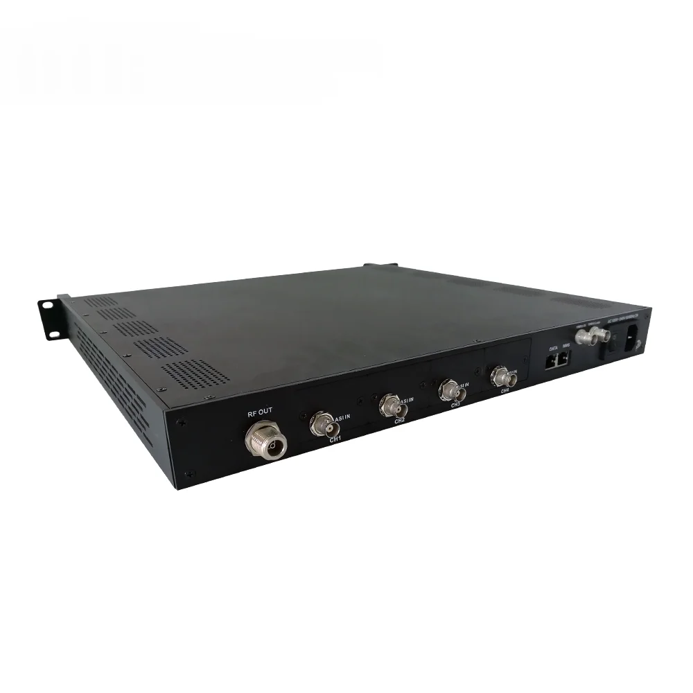 ASI/IP Input DVB-S/S2/S2X Modulator with BISS Scrambling and QPSK/8PSK/16APSK/32APSK Constellations for Uplink Satellite System