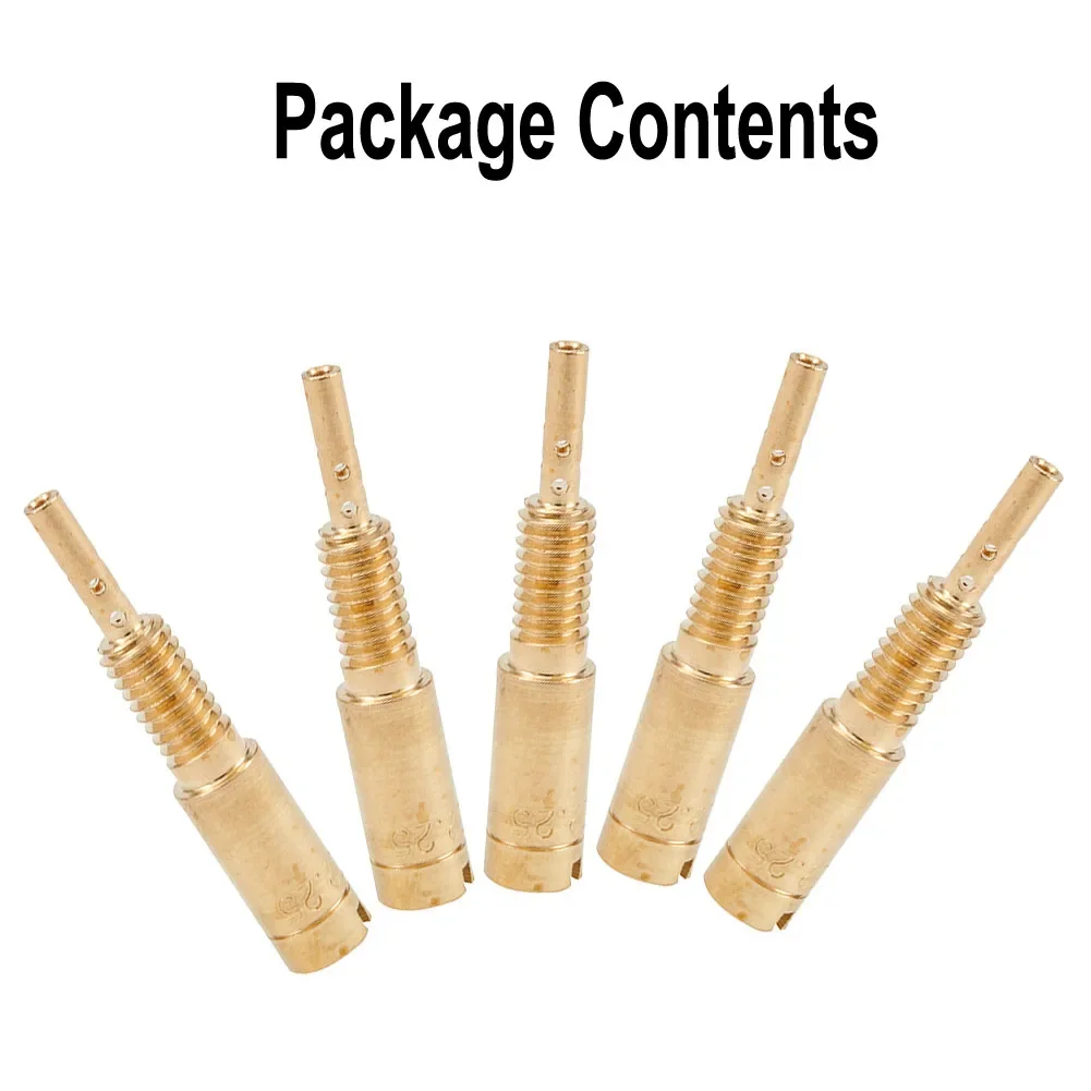 5pcs Carburetor Pilot Slow Jets Kit For Mikuni VM22-3847 VM26-672U ATV Dirt Bike Racing Engine Tuning Replacement Parts Set