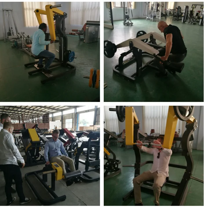 Fitness Equipment Low Row High Quality Sports Plate Loaded Gym Machine