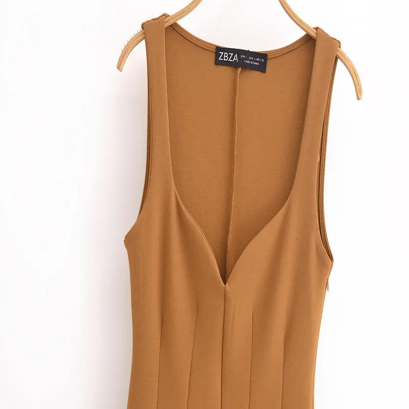 ربيع 2025 المرأة Faionable الوجهين النسيج مريحة طويلة قطعة واحدة دعوى بسيطة متعددة الاستخدامات منتصف الخصر بنطال ذو قصة أرجل واسعة #3