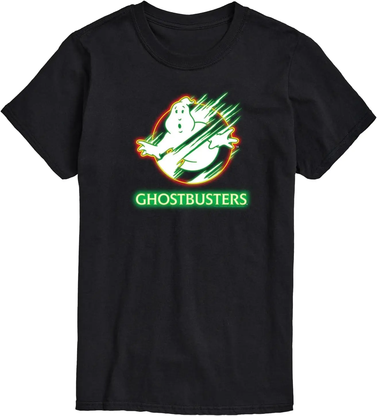 Ghostbusters 2 - Frozen Empire - Ghostbusters Neon - Adult Short Sleeve T-Shirt