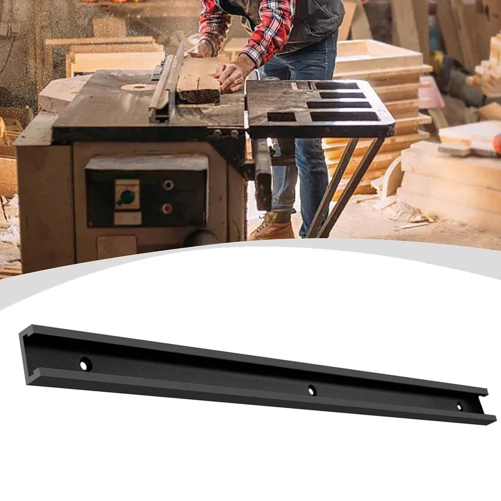 

30 Type T-Track Slot Woodworking Miter Track Black Aluminium Alloy T-tracks Slot 300-500mm For Woodworking DIY Tools